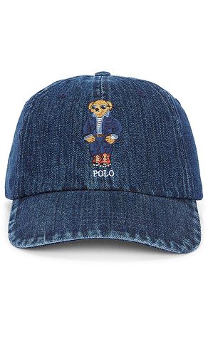 Polo Ralph Lauren Bear Hat in Blue - Polo Ralph Lauren - Modalova