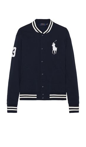 Athletic Fleece Big Pony Baseball Jacket in . Size M - Polo Ralph Lauren - Modalova