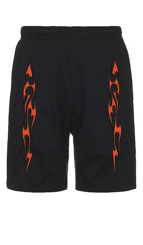 Flame mesh shorts en color talla L en - Black. Talla L (también en M, S, XL/1X) - Pleasures - Modalova