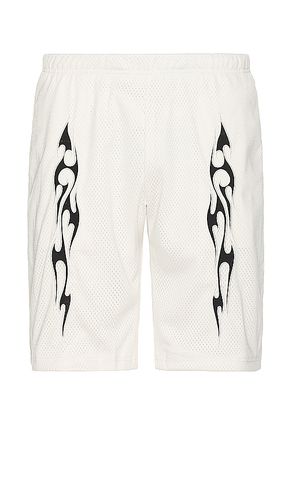 Flame mesh shorts en color talla L en - White. Talla L (también en M, S, XL/1X) - Pleasures - Modalova