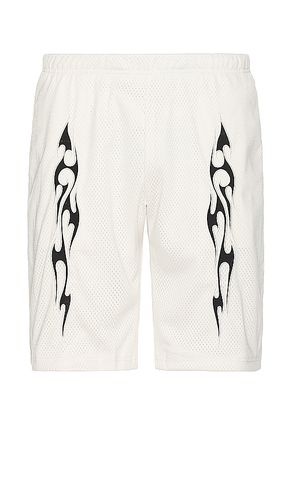 Flame mesh shorts en color talla M en - White. Talla M (también en XL/1X) - Pleasures - Modalova