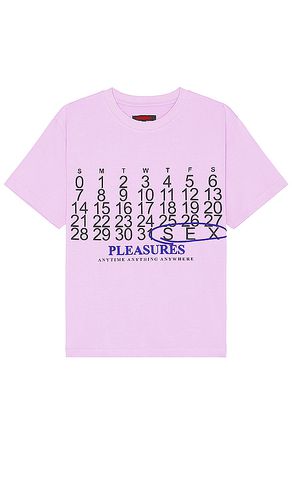 Calendar heavyweight t-shirt en color morado talla L en - Purple. Talla L (también en M, S, XL/1X) - Pleasures - Modalova