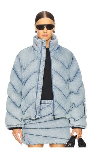 Denim Puffer Jacket in . Size M, S, XL, XS - Perfect Moment - Modalova