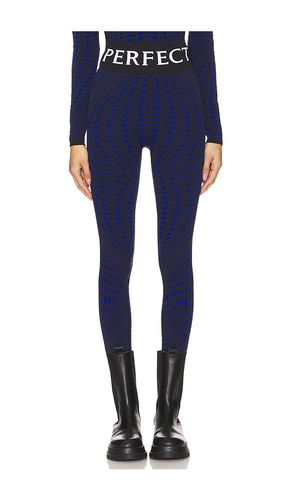 Perfect jacquard legging en color azul marino talla L en & - Navy. Talla L (también en M) - Perfect Moment - Modalova