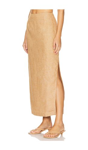 Falda nancy en color beige talla M en - Beige. Talla M (también en S, XS, XXS) - Posse - Modalova