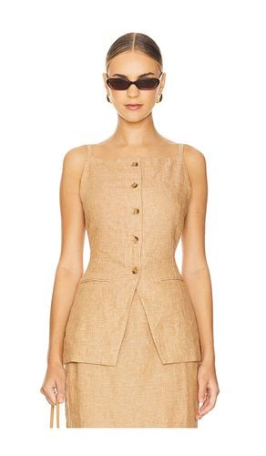 Chaleco nancy en color beige talla M en - Beige. Talla M (también en XS, XXS) - Posse - Modalova