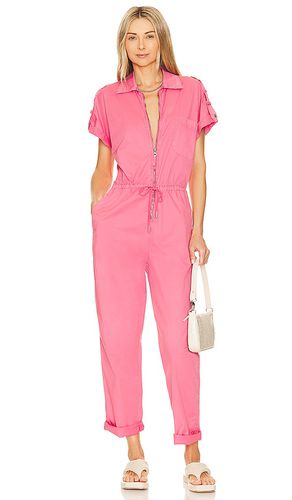 Jordan Short Sleeve Zip Front Jumpsuit in . Size S, XS - PISTOLA - Modalova