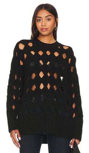 Darya Open Knit Pullover Sweater in . Size M, S - PISTOLA - Modalova
