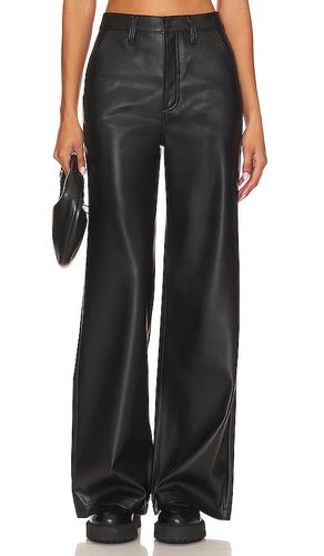 Pierna ultra ancha de talle alto y entallada lana trouser en color negro talla 24 en - Black. Talla 24 (también en 25, 29) - PISTOLA - Modalova