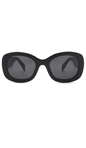 Prada Round Sunglasses in Black - Prada - Modalova