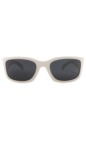 Prada Wrap Sunglasses in White - Prada - Modalova