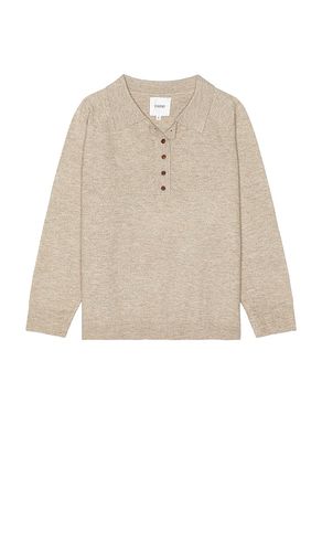 Hay collared knit henley en color beige talla L en - Beige. Talla L (también en M, S, XL/1X) - Found - Modalova