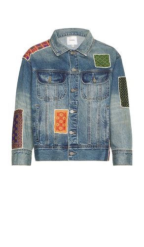 Chaqueta vaquera kantha en color denim-medium talla M en - Denim-Medium. Talla M (también en S) - Found - Modalova