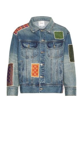 Chaqueta vaquera kantha en color denim-medium talla M en - Denim-Medium. Talla M (también en S, XL/1X) - Found - Modalova