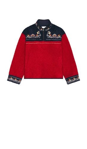 Pahari Floral Embroidered Sherpa Jacket in . Size XL/1X - Found - Modalova