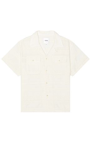 Lace Short Sleeve Camp Shirt in . Size M, S, XL/1X - Found - Modalova