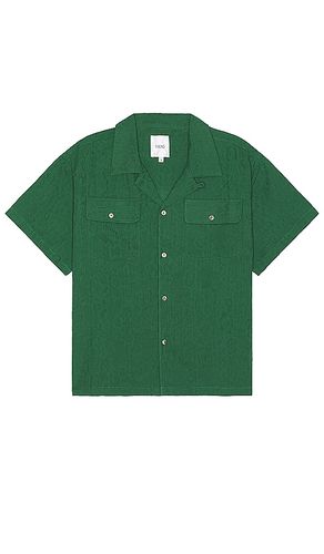 Textured Linen Short Sleeve Camp Shirt in . Size M, S, XL/1X - Found - Modalova