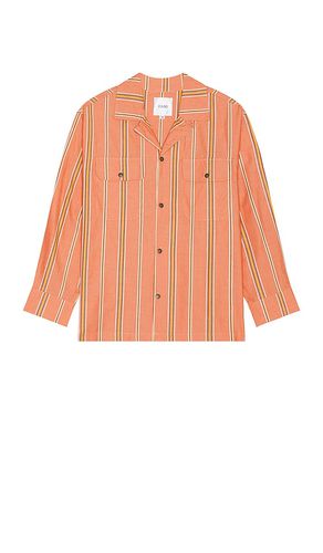 Stripe Citrus Long Sleeve Camp Shirt in . Size M - Found - Modalova