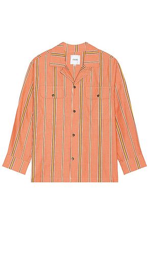 Stripe Citrus Long Sleeve Camp Shirt in . Size M, S, XL/1X - Found - Modalova