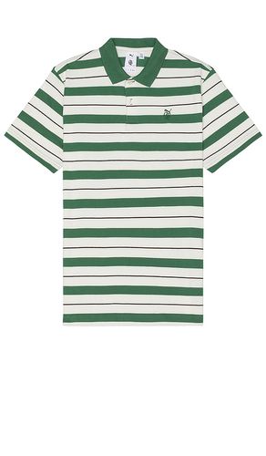 X puma sunday stripe polo en color verde talla M en & - Green. Talla M (también en L, S, XL/1X) - Quiet Golf - Modalova