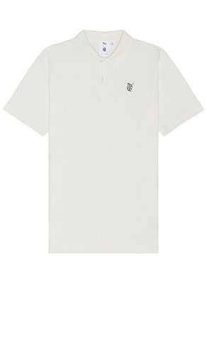 X puma post round polo en color blanco talla M en - White. Talla M (también en S) - Quiet Golf - Modalova