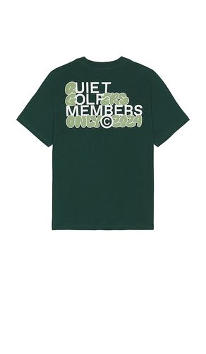 Camiseta members en color verde oscuro talla L en - Dark Green. Talla L (también en M, S, XL/1X) - Quiet Golf - Modalova