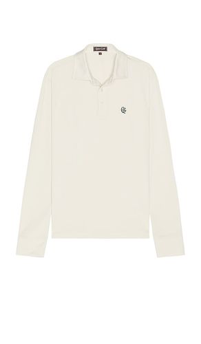 Monogram Long Sleeve Polo in . Taglia M, XL/1X - Quiet Golf - Modalova