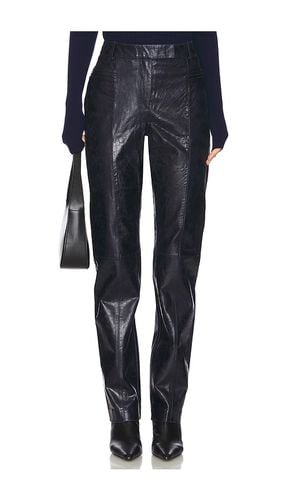 Slim Leather Suiting Pants in . Size 34, 36, 38, 40, 42 - REMAIN - Modalova