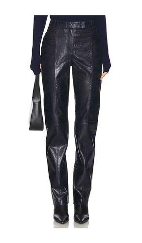 Slim Leather Suiting Pants in . Taglia 34, 36, 38, 40, 42 - REMAIN - Modalova