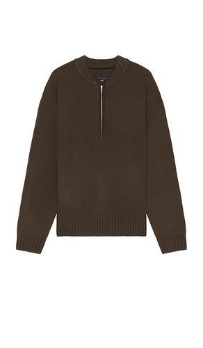 Clarkson Mixed Media Quarter Zip Sweater in . Size M, S - Rag & Bone - Modalova