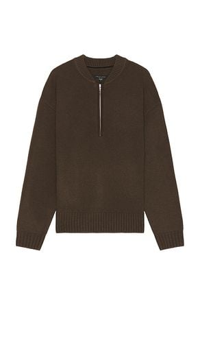 Clarkson Mixed Media Quarter Zip Sweater in . Taglia M, S - Rag & Bone - Modalova