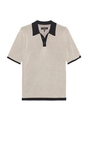 Harvey Knit Polo Shirt in . Taglia M - Rag & Bone - Modalova