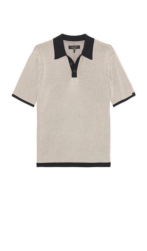 Polo harvey en color gris talla L en - Grey. Talla L (también en M) - Rag & Bone - Modalova