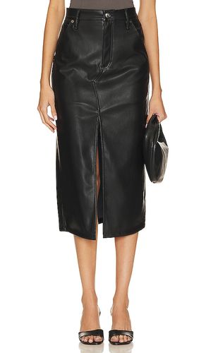 Sid Faux Leather Midi Skirt in . Size 33 - Rag & Bone - Modalova