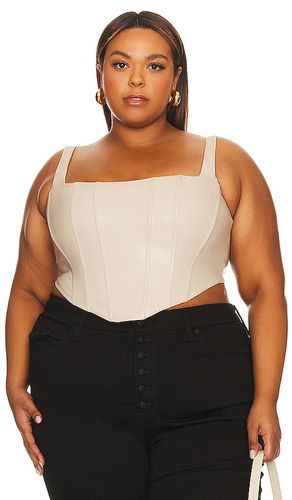 Ali Faux Leather Corset Top in . Size S, XXS - REMI x REVOLVE - Modalova