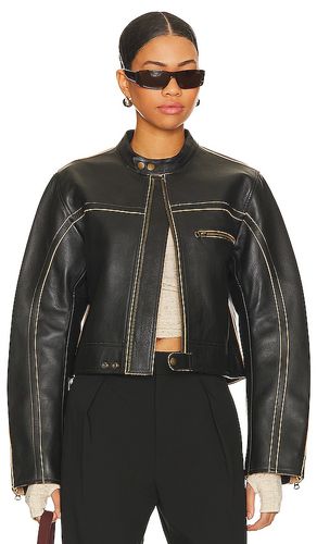 Racer Leather Jacket in . Size M - RE/DONE - Modalova