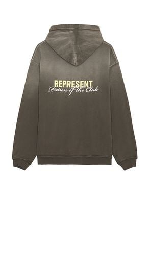 Sudadera patron of the club en color gris talla M en - Grey. Talla M (también en S, XL/1X) - REPRESENT - Modalova