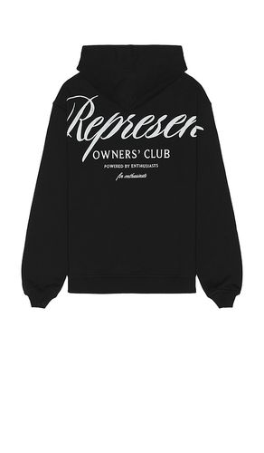 Sudadera owners club script en color talla L en - Black. Talla L (también en M, S, XL/1X) - REPRESENT - Modalova