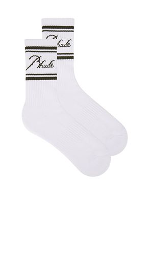 Calcetines en color blanco talla all en & - . Talla all - Rhude - Modalova