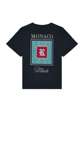 Monaco tee en color negro talla L en - Black. Talla L (también en M, XL) - Rhude - Modalova