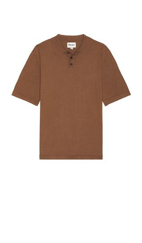 Essential knit short sleeve polo en color talla L en - Brown. Talla L (también en M, S, XL/1X) - Rhythm - Modalova