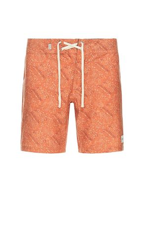 Aida paisley swim trunk en color naranja talla 30 en - Orange. Talla 30 (también en 34, 36) - Rhythm - Modalova