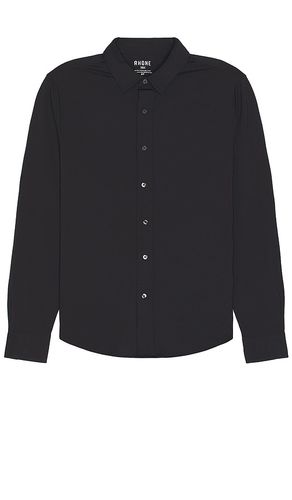 Camisa commuter en color talla M en - Black. Talla M (también en S, XL) - Rhone - Modalova