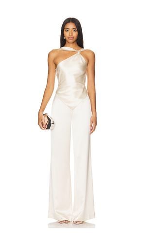 Ensley jumpsuit en color crema talla L en - Cream. Talla L (también en M, S, XL) - retrofete - Modalova