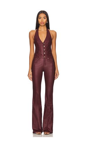 Cynthia jumpsuit en color burgundy talla L en - Burgundy. Talla L (también en M) - retrofete - Modalova