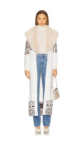 Vail Faux Fur Cardigan in . Taglia S - retrofete - Modalova