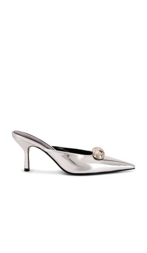 Francesca Leather Kitten Mule in . Size 36, 36.5, 37.5, 38 - retrofete - Modalova
