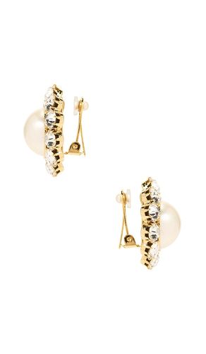 Pearl And Strass Earrings in - Rowen Rose - Modalova