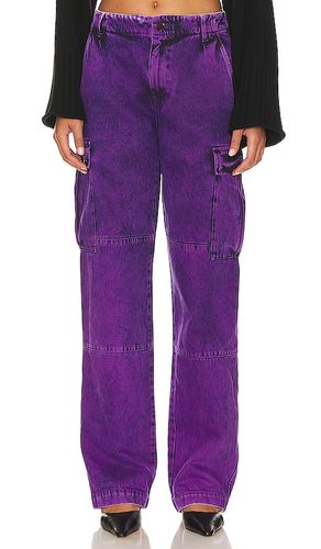 Pantalón cargo de mezclilla en color morado talla 25 en - Purple. Talla 25 (también en 26, 27, 29) - RTA - Modalova