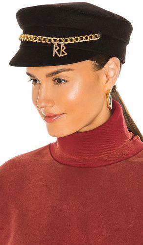 Chain Embellished Baker Boy Cap in . Taglia S, XS - Ruslan Baginskiy - Modalova